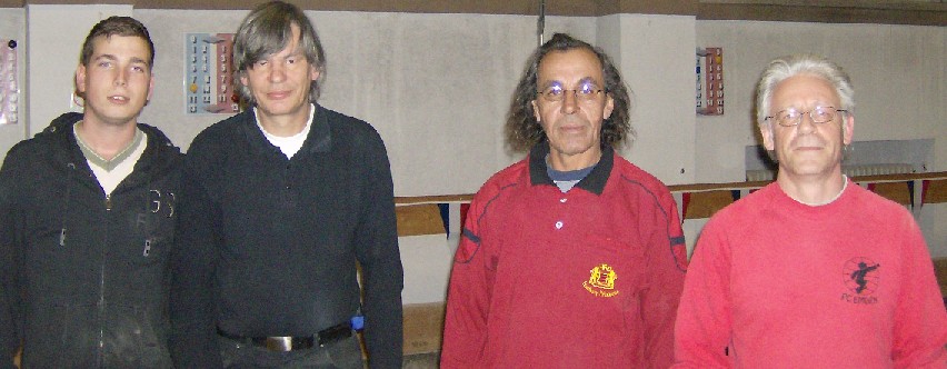 Marcel D�rge, Wolfgang Friedrich, Abraham Karimi und Michael Frantz-Wielstra